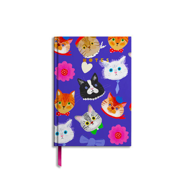 A5 Lined Notebook - Cat Fanzy
