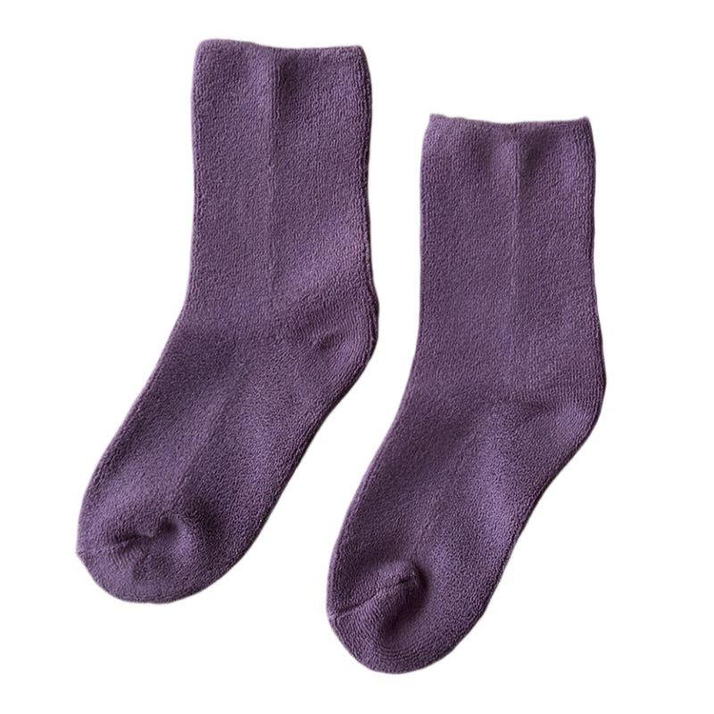 Cloud Socks - Plum