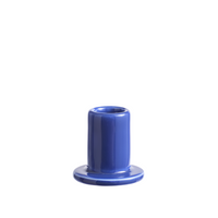 Tube Candleholder - Small - Blue