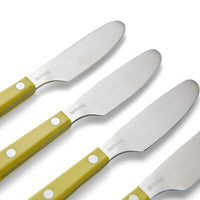 70's Cutlery Butter Knives in Lemon - Set of 4