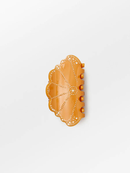 Elsie Hair Claw - Orange Pepper