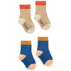 Tinycottons - Lurex Socks (pack of 2) - Blue/Almond
