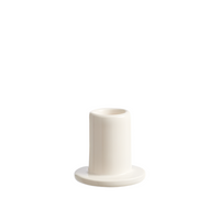 Small Tube Candleholder - Off-White