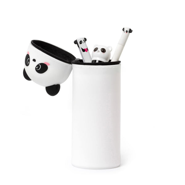2 in 1 Silicone Pencil Case - Kawaii Panda