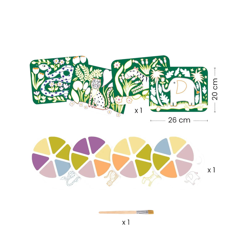 Djeco Palette Painting for Little Ones - Wild Ones
