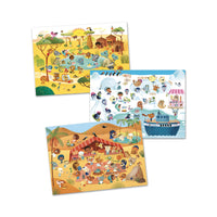 Savannah, Desert and North Pole Around the World Transfer Craft Kit