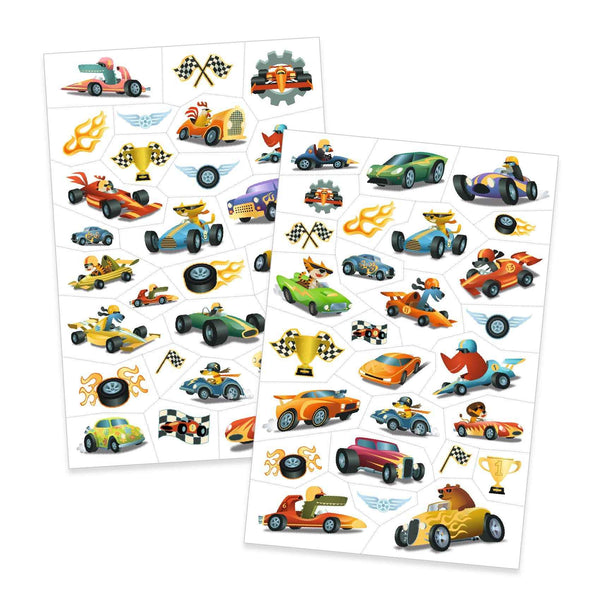 Djeco Temporary Tattoos - Speedsters