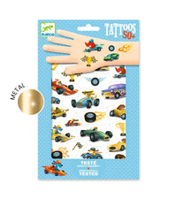 Djeco Temporary Tattoos - Speedsters