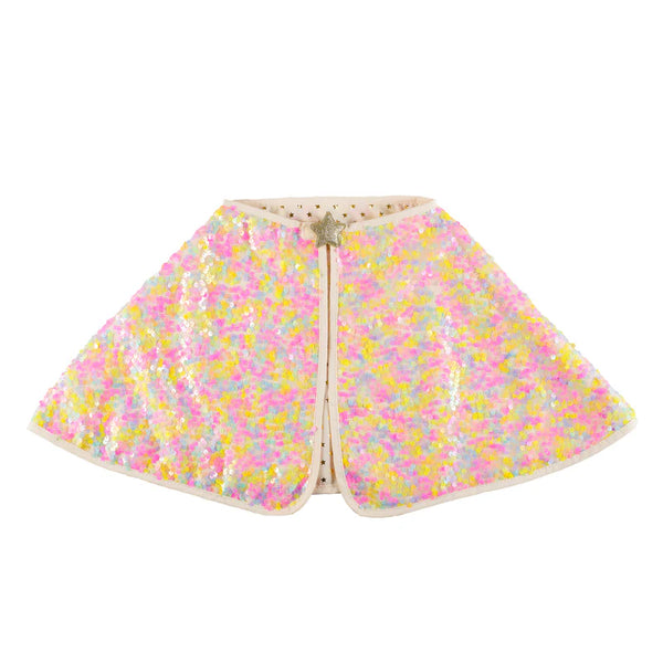 Pastel Rainbow Sequin Cape
