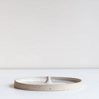 Incense Holder - Gloss White & Speckled