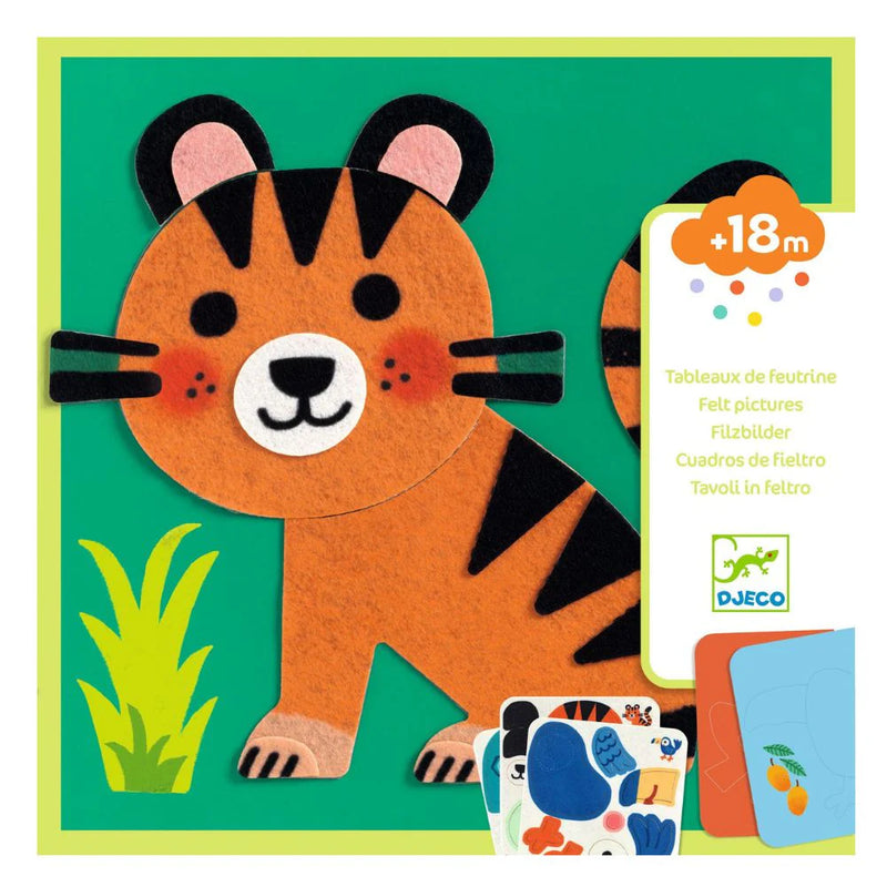 Djeco Felt Collage - Soft Animals