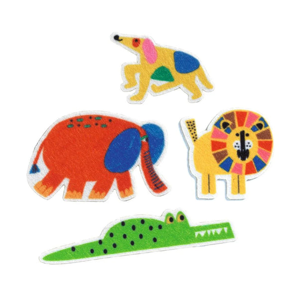 Textured Stickers - 60 Felt Animals Everywhere