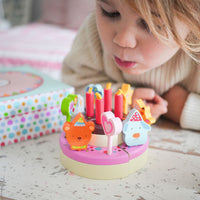Happy Birthday Cake - Wooden Play Food