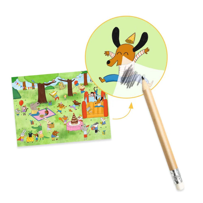 Party Time Rub on Transfer Kit