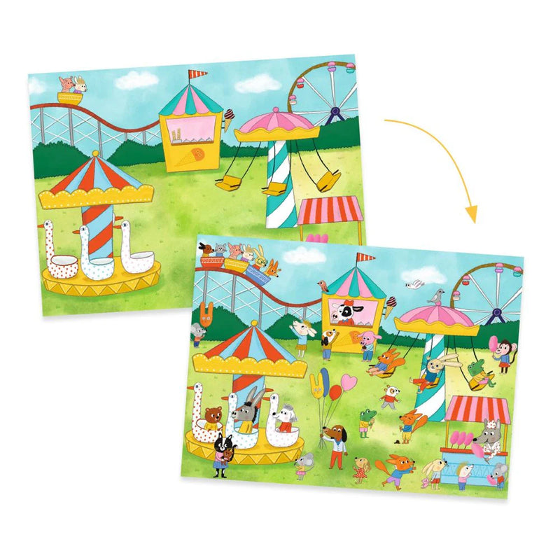 Party Time Rub on Transfer Kit