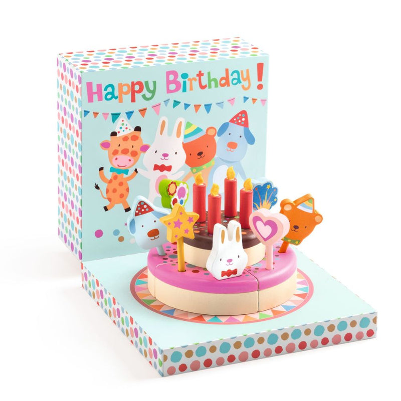Happy Birthday Cake - Wooden Play Food