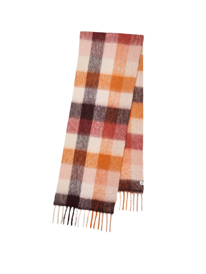 Check Anilopa Scarf - Pink Peacock