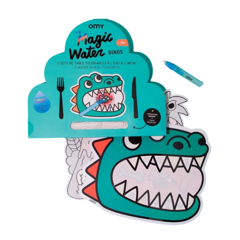 Magic Water Colouring Placemats - Dinos