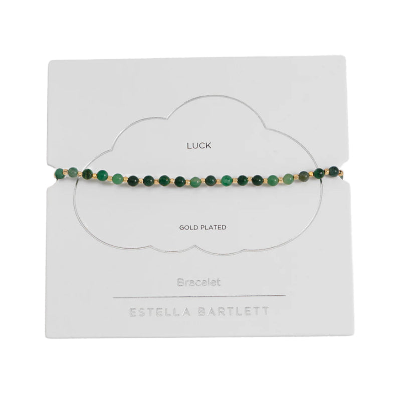 Amelia Bracelet - Green Quartz Gold Plated