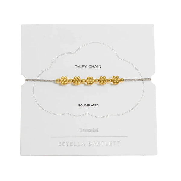Flower Chain Friendship Bracelet - Gold & Silver Plated