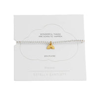 Sienna Beaded Rainbow Charm Bracelet - Gold & Silver Plated