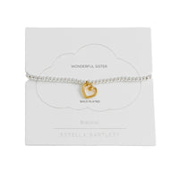 Doodle Heart Bracelet - Gold & Silver Plated