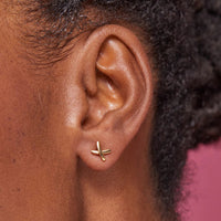 Kiss Stud - Gold Plated