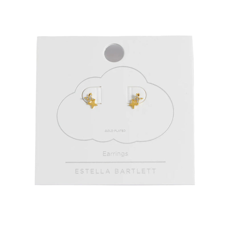 Duo Star Studs - Gold