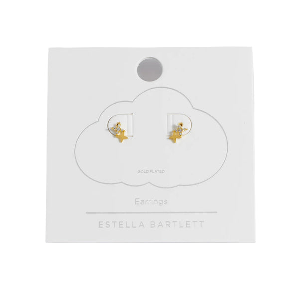 Duo Star Studs - Gold