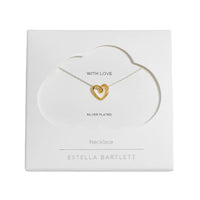 Doodle Heart Necklace - Gold & Silver Plated