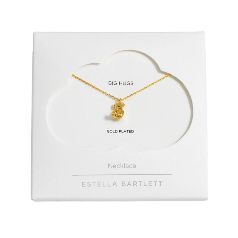 Teddy Bear Necklace - Gold Plated
