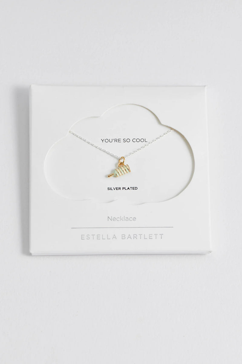 Twister Lolly Pendant Necklace