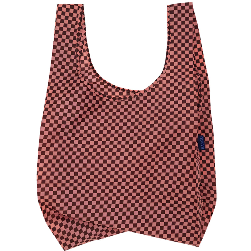 Standard Baggu - Pink Brown Check