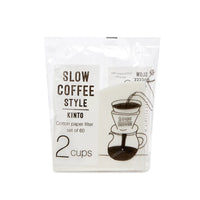 Slow Coffee Style Cotton Paper Filters - 2 cups