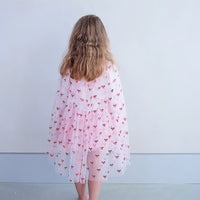 Cutesy Bow Print Cape