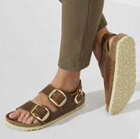 Milano Big Buckle - Oiled Leather - Cognac