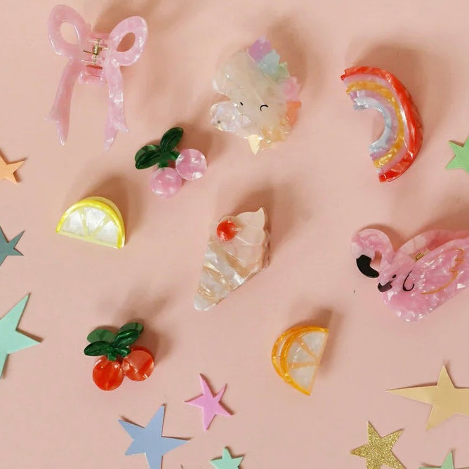 Very Cherry Ice Cream Claw Clip