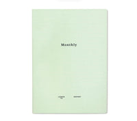 Laconic Style Notebook - Monthly