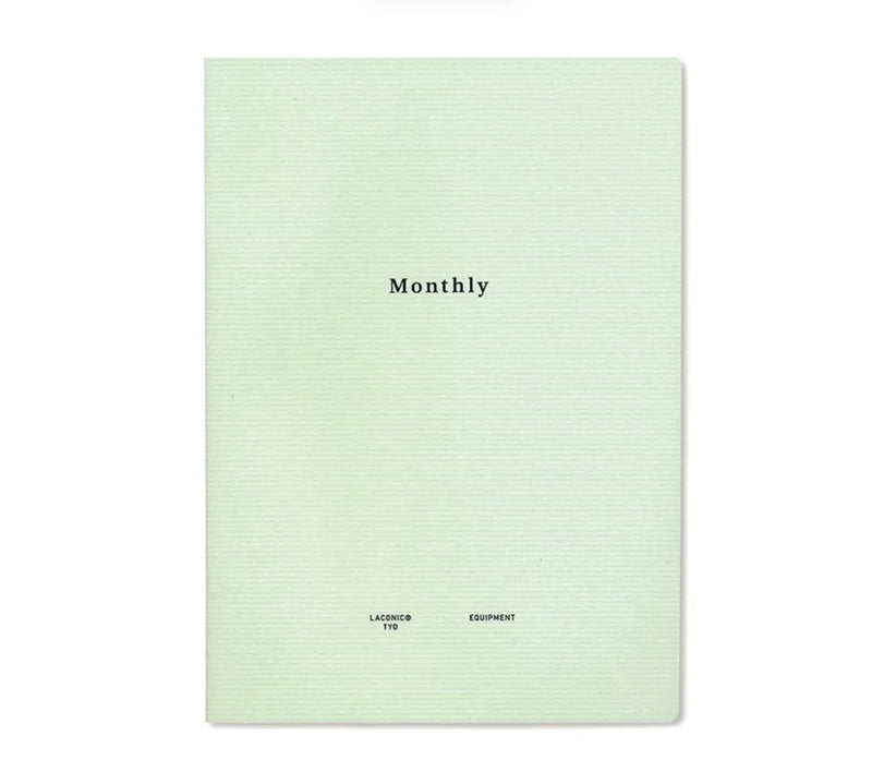 Laconic Style Notebook - Monthly
