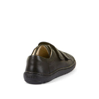 Alex Barefoot School Shoe - Black Matte Leather