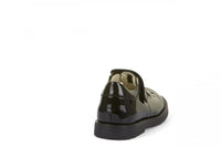 Evia T-Bar School Shoe - Black Patent Leather