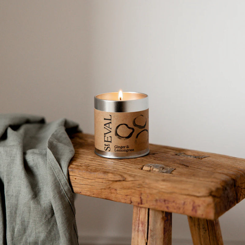 Ginger & Lemongrass Tin Candle