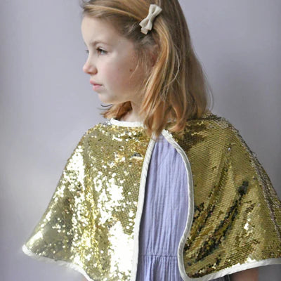 Gold Sequin Cape