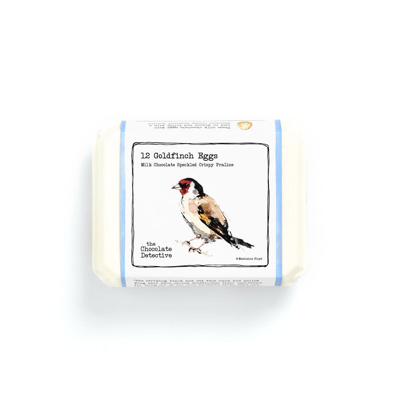 12 Chocolate Goldfinch Eggs