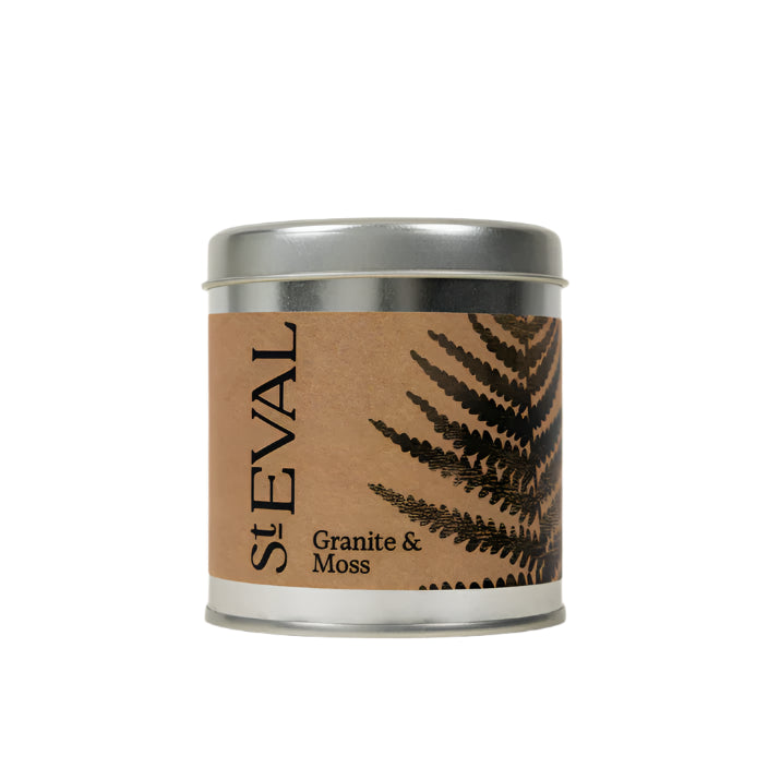 Granite & Moss Scented Tin Candle