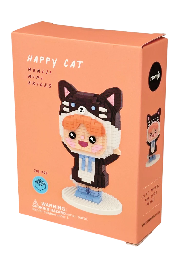 Momiji - Happy Cat Mini-Bricks