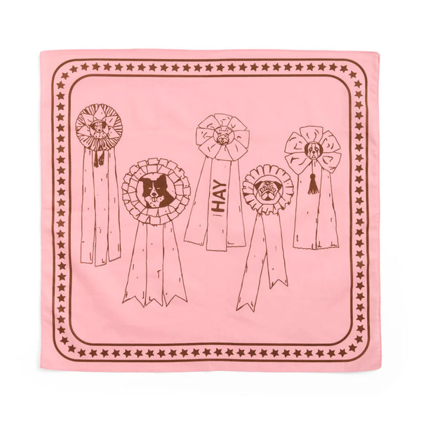 Dogs Scarf (Recycled) - Pink