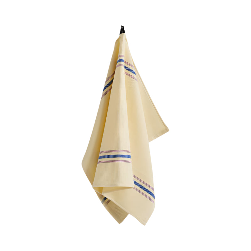 Canteen Tea Towel - Cream and Blue