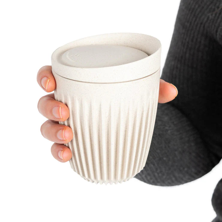 Huskee Cup & Lid 8oz - Natural
