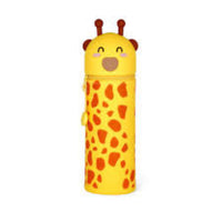 2 in 1 Silicone Pencil Case - Kawaii Giraffe